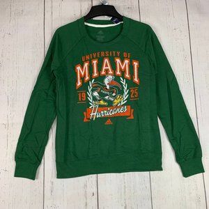 Adidas Green University of Miami Sweatshirt